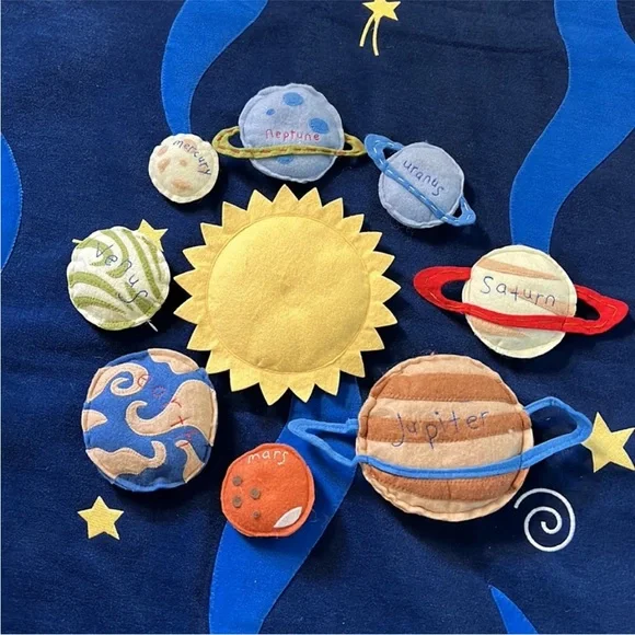 Pottery Barn Kids Space Felt Wall Hanging - Picture 2 of 6